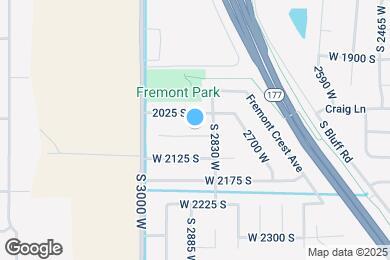 Map image of the property - 2882 W 2075 S