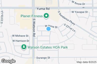 Map image of the property - 23377 W Cocopah St