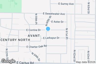 Map image of the property - 6001 E Corrine Dr