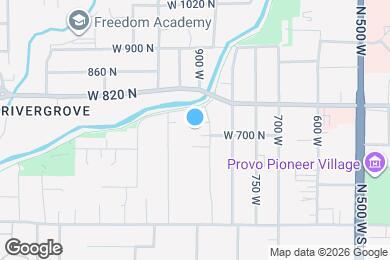 Map image of the property - 884 W 700 N