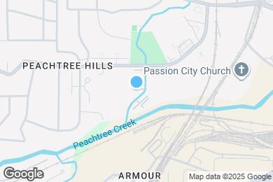 Map image of the property - 311 Peachtree Hills Ave NE
