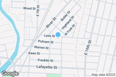 Map image of the property - 124 Lyon St