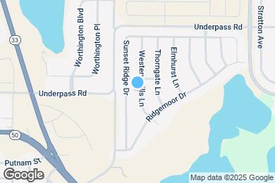 Map image of the property - 1829 Western Hills Ln