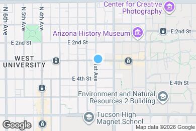 Map image of the property - 704 E University Blvd