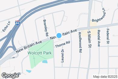Map image of the property - 1293 New Britain Ave