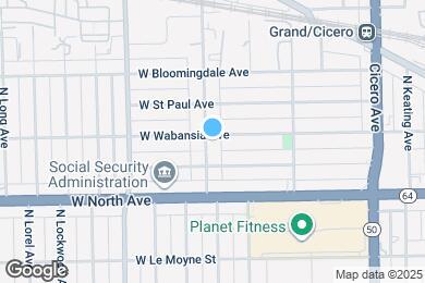 Map image of the property - 5033 W Wabansia Ave