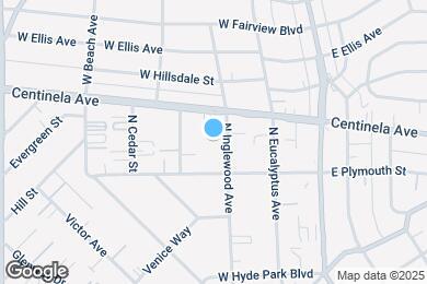 Map image of the property - 925 N Inglewood Ave