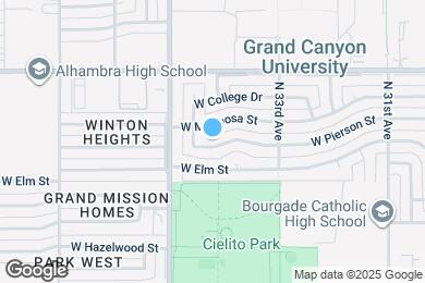 Map image of the property - 3412 W Pierson St