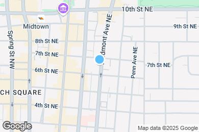 Map image of the property - 850 Piedmont Ave NE