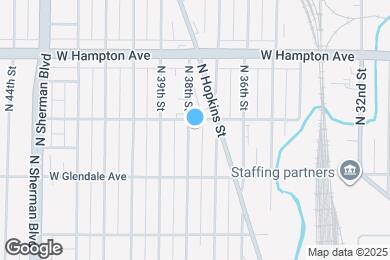 Map image of the property - 4666 N 38th St