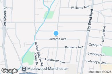 Map image of the property - 7703 Jerome Ave