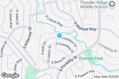 Map image of the property - 20912 E Crestline Cir