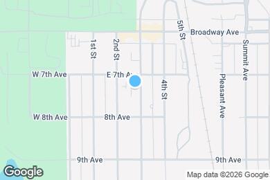 Map image of the property - 729 3rd St