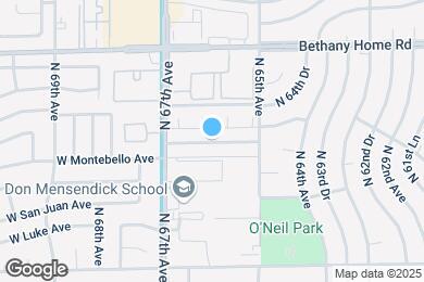 Map image of the property - 6550 W Montebello Ave