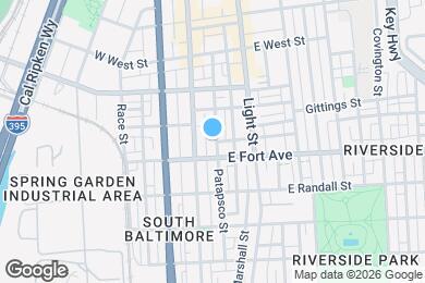 Map image of the property - 1448 Patapsco St