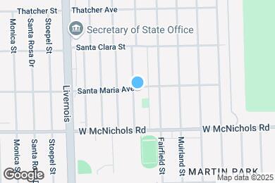 Map image of the property - 3455 Santa Maria St
