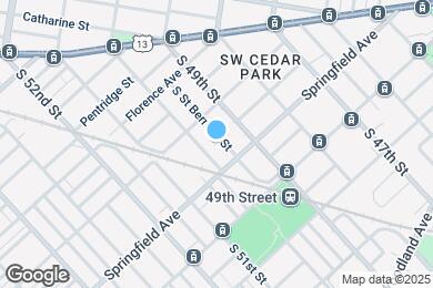 Map image of the property - 922 S St Bernard St