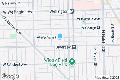 Map image of the property - 1031 W Wolfram St