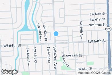 Map image of the property - 6198 SW 63rd St