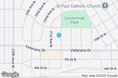 Map image of the property - 833 20th Ave N