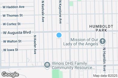 Map image of the property - 934 N Keystone Ave