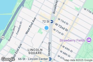 Map image of the property - 210 W 70th St