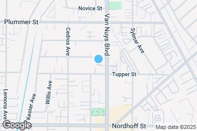 Map image of the property - 9301 Van Nuys Blvd