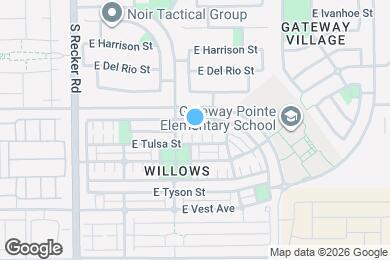 Map image of the property - 4229 E Milky Way
