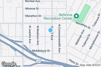 Map image of the property - 611 N Virgil Ave