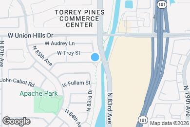 Map image of the property - 18400 N 83rd Dr