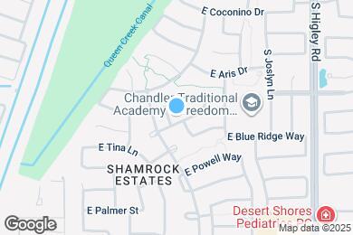 Map image of the property - 2900 E Mead Dr