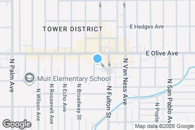 Map image of the property - 1118 N Yosemite Ave