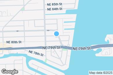 Map image of the property - 1090 NE 81st St