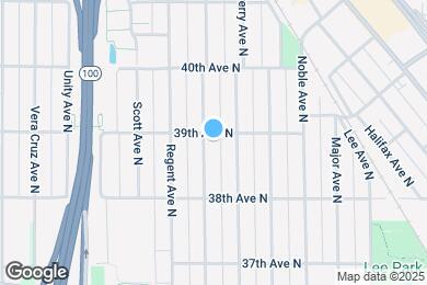 Map image of the property - 3852 Quail Ave N