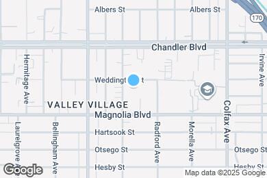 Map image of the property - 11940 Weddington St