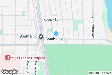 Map image of the property - 425 South Blvd