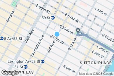 Map image of the property - 207 E 57th St