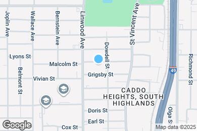 Map image of the property - 1513 Parker St