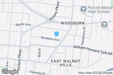 Map image of the property - 1382 Burdette Ave