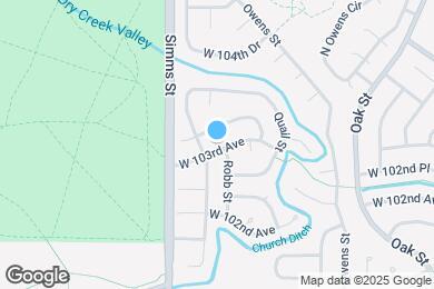 Map image of the property - 11417 W 103rd Ave