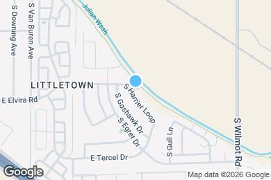 Map image of the property - 6889 S Harrier Loop