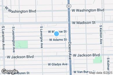 Map image of the property - 4834 W Adams St