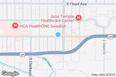 Map image of the property - 3500 S Corona St
