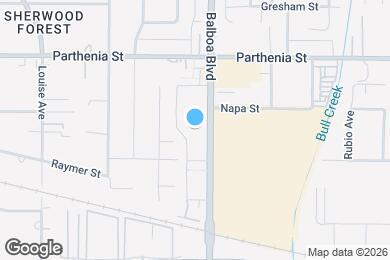 Map image of the property - Balboa Ranch Apartments