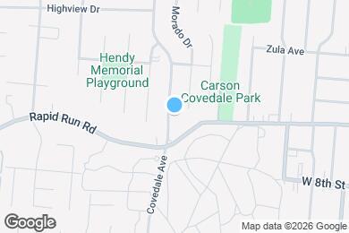 Map image of the property - 970 Covedale Ave
