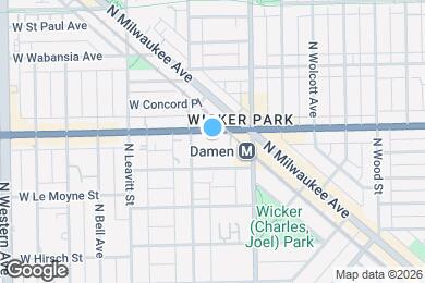 Map image of the property - 2041 W North Ave