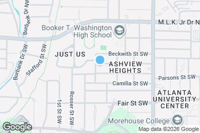 Map image of the property - 1040 Palmetto Ave SW