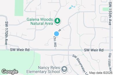 Map image of the property - 9830 SW 163rd Ave