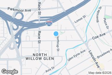 Map image of the property - 875 Northrup St