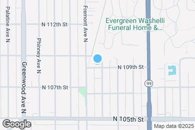Map image of the property - 10903 N Park Ave N